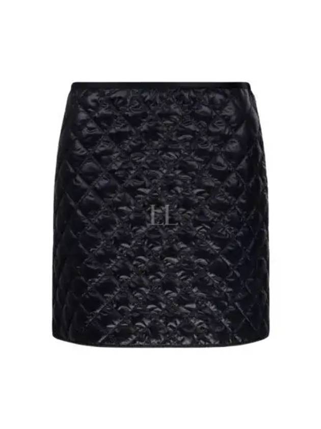 Padded Mini A-Line Skirt Black - MONCLER - BALAAN 2