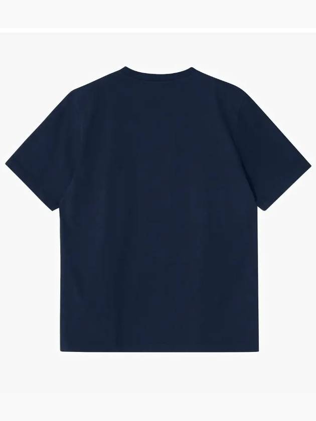 Bold Fox Head Patch Comfort Short Sleeve T-Shirt Navy - MAISON KITSUNE - BALAAN 4