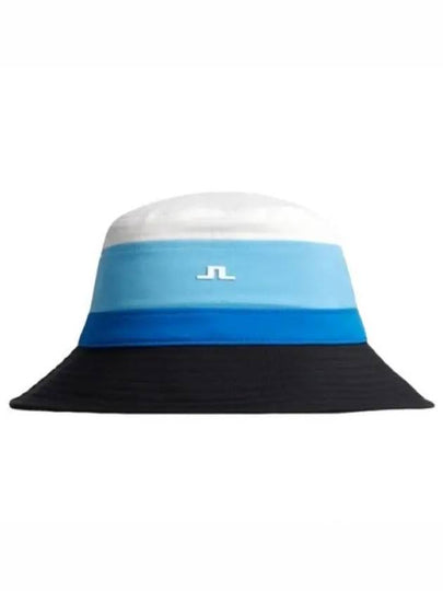 Denver Striped Bucket Hat Baltic Sea - J.LINDEBERG - BALAAN 2