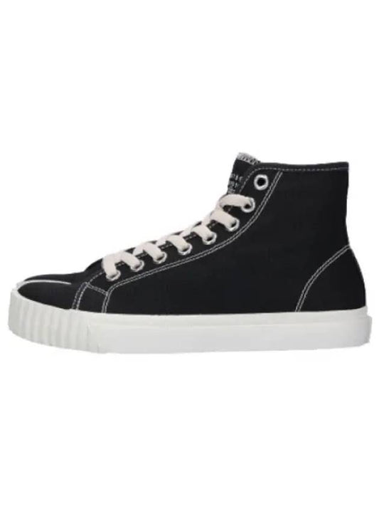 Tabi High Top Sneakers Black White - MAISON MARGIELA - BALAAN 1