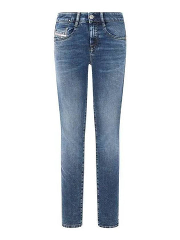 Easy Slim Crinkle Jogged Jeans D OLLIES Indigo - DIESEL - BALAAN 1