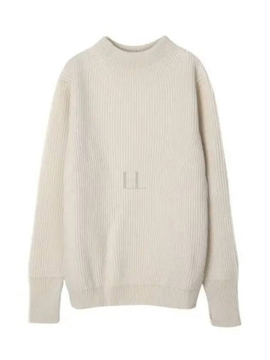 ANDERSEN Navy Crew Neck Off White - ANDERSEN-ANDERSEN - BALAAN 1