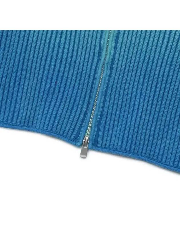 open embroid logo zip-up cardigan blue - HOUSE OF SUNNY - BALAAN 5