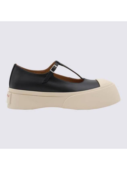 Leather Flats Black - MARNI - BALAAN 1