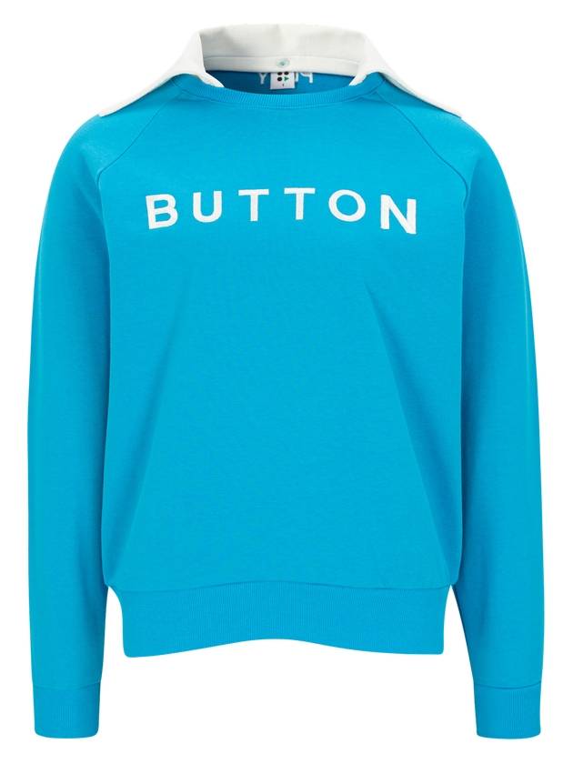 Knit Eri Detachable Sweatshirt Blue - BUTTONPLAY - BALAAN 1