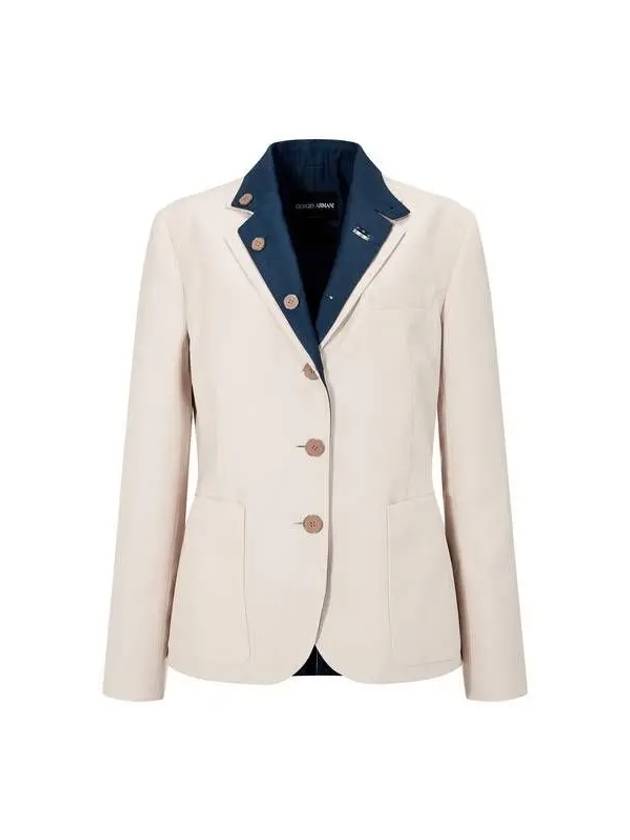 Women s layering single jacket light beige 270345 - GIORGIO ARMANI - BALAAN 1