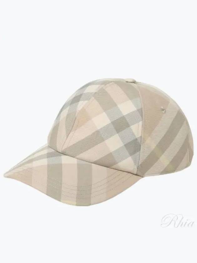 Check Ball Cap Beige - BURBERRY - BALAAN 2