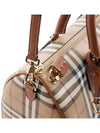 Medium Check Bowling Tote Bag Archive Beige Briar Brown - BURBERRY - BALAAN 9