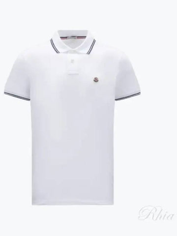 Men s logo patch polo shirt top 8A00025 84556 001 107299 - MONCLER - BALAAN 1