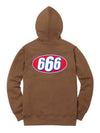 666 Zip Up Sweat Brown - SUPREME - BALAAN 1