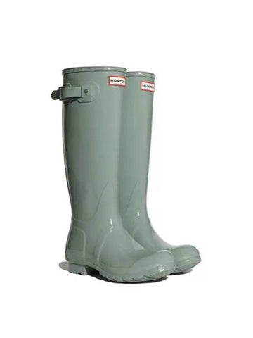 Original Gloss Tall Rain Boots Gale Green WFT1000RGLSWG - HUNTER - BALAAN 1