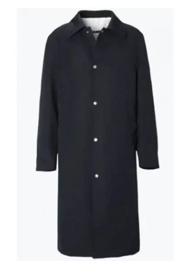 Wardrobe W Sports Wool Trench Coat Black - JIL SANDER - BALAAN 2