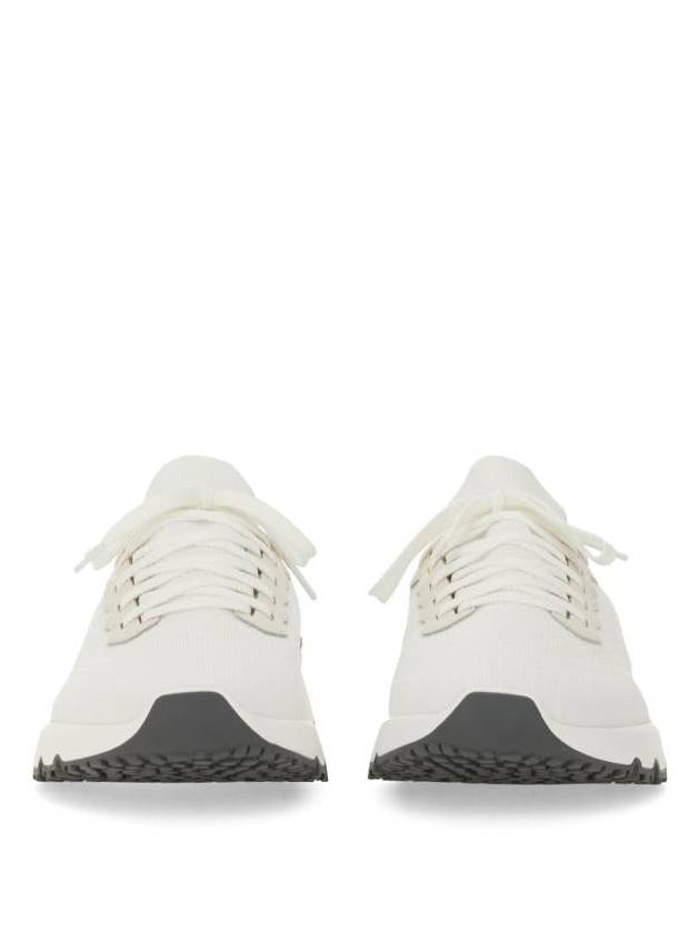 Knit Running Sneakers White - BRUNELLO CUCINELLI - BALAAN 5