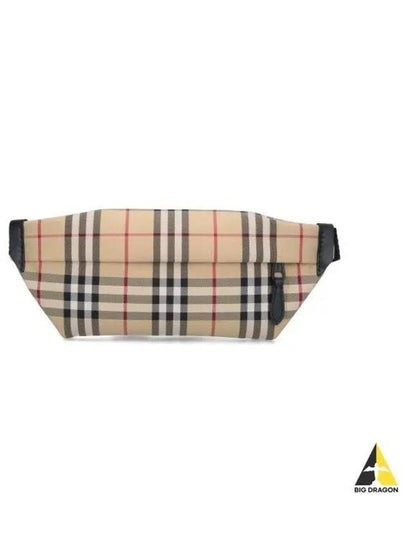 Vintage Check Motif Belt Bag Beige - BURBERRY - BALAAN 2