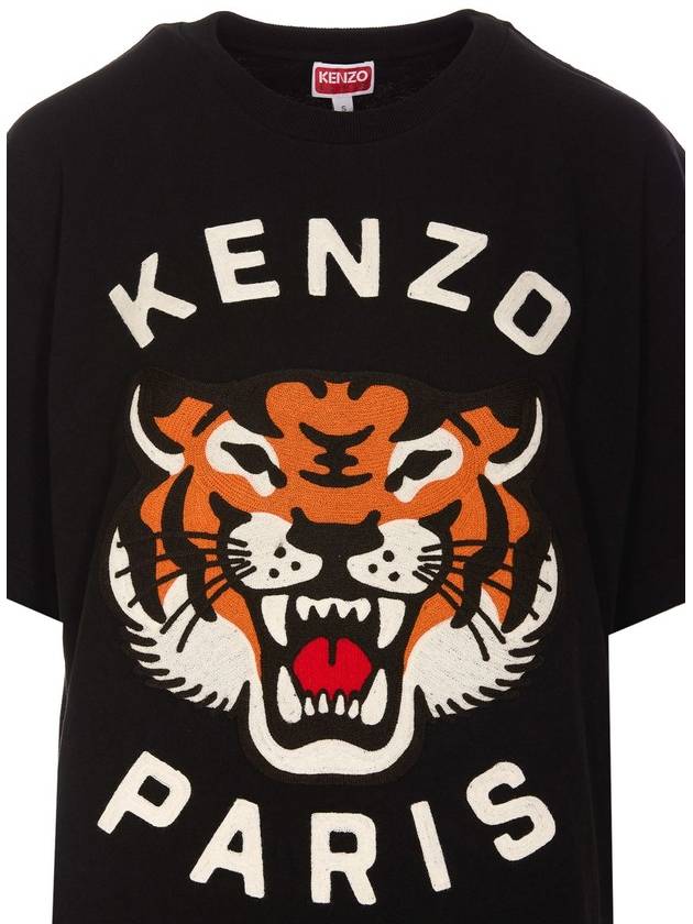 24FW Long Sleeve T-Shirt FE68TS0084SI99J Black - KENZO - BALAAN 5