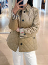 Frankby Quilted Jacket Beige - BURBERRY - BALAAN 6