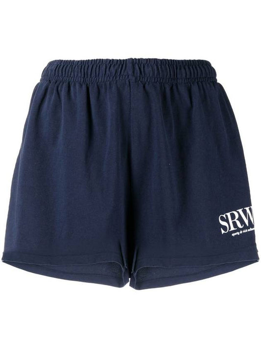 Upper East Side Disco Shorts Navy - SPORTY & RICH - BALAAN 1