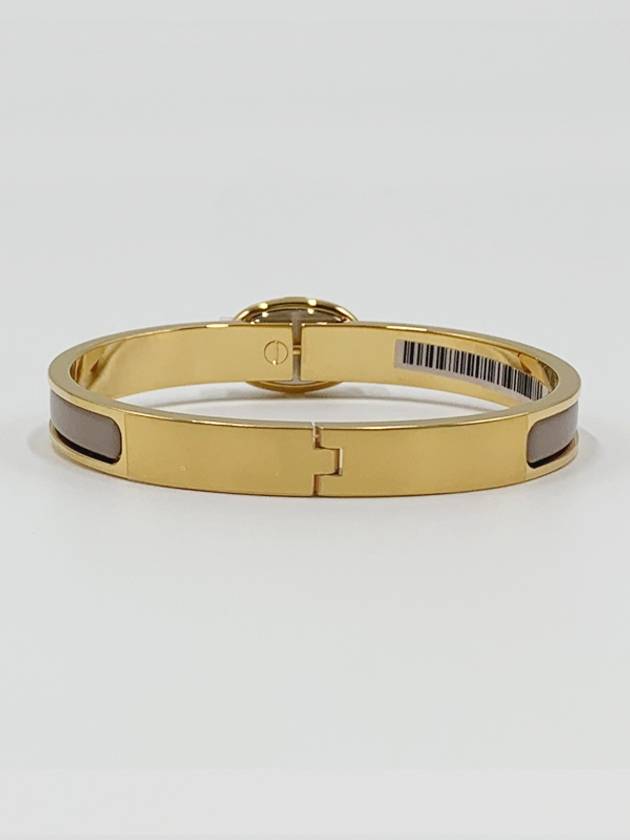 Mini Clic Chaine D'Ancre Bracelet Gold Marron Glace - HERMES - BALAAN 5