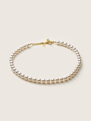 Bijou Classic Pearl Necklace 8mm - AMADEE - BALAAN 1