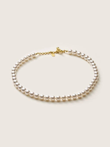 Bijoux Classic 8mm Pearl Necklace White - AMADEE - BALAAN 1