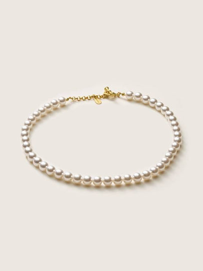 Bijoux Classic 8mm Pearl Necklace White - AMADEE - BALAAN 2