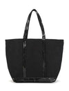 Cabas Moyen Sequin Tote Bag Black - VANESSA BRUNO - BALAAN 2