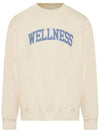 Wellness Logo Sweatshirt Beige - SPORTY & RICH - BALAAN 2