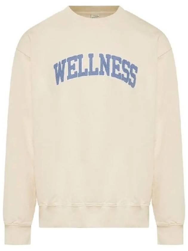 Wellness Logo Sweatshirt Beige - SPORTY & RICH - BALAAN 2