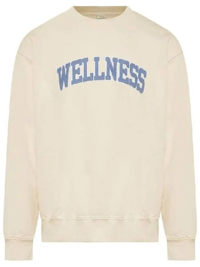 Wellness Logo Sweatshirt Beige - SPORTY & RICH - BALAAN 2