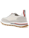 Thom Women Browne Nylon Tech Runner Low Top Sneakers Grey White - THOM BROWNE - BALAAN 4