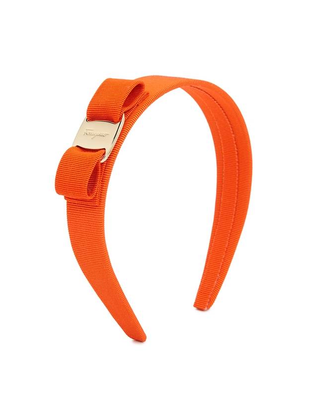 Vara Bow Hairband Orange - SALVATORE FERRAGAMO - BALAAN 2