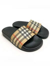 Check Furley Slippers Beige - BURBERRY - BALAAN 2