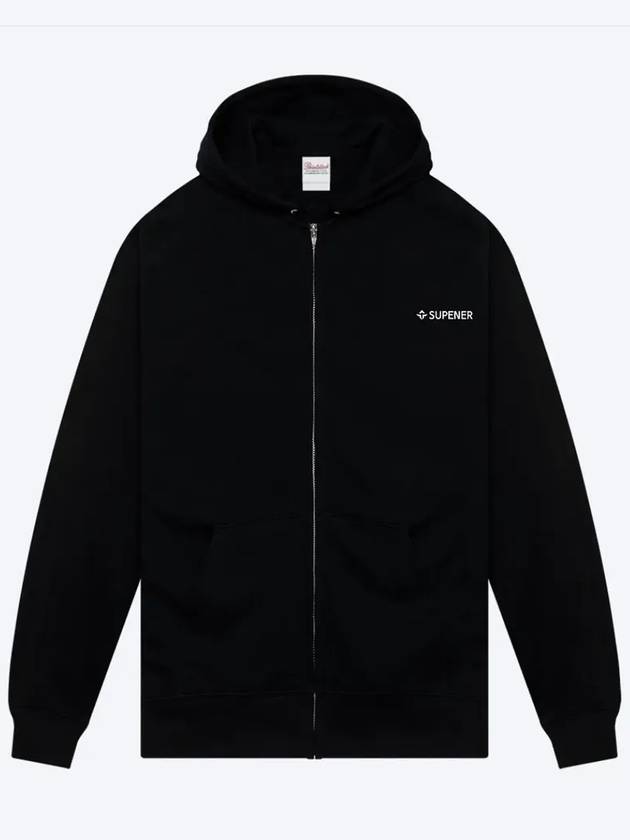 Kentis basic hooded zip up black - SUPENER - BALAAN 3