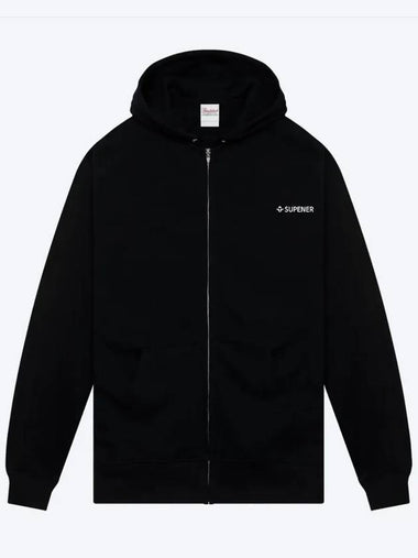 Kentis basic hooded zip up black - SUPENER - BALAAN 1