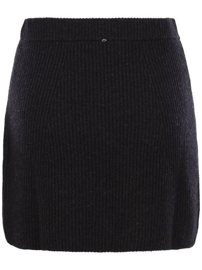 TEIERA - Ribbed knit miniskirt - MAX MARA SPORTMAX - BALAAN 2