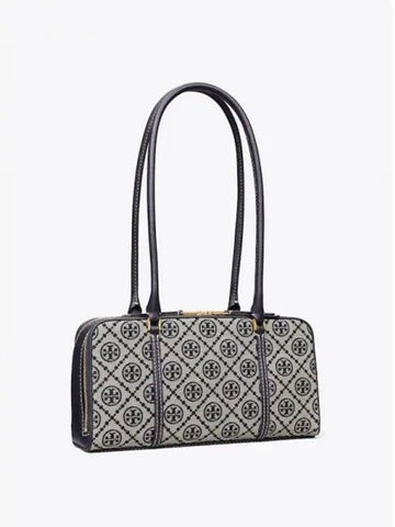 Monogram Small Marshmallow Satchel Shoulder Bag Tote Navy Domestic Product GM0023080206970 - TORY BURCH - BALAAN 1