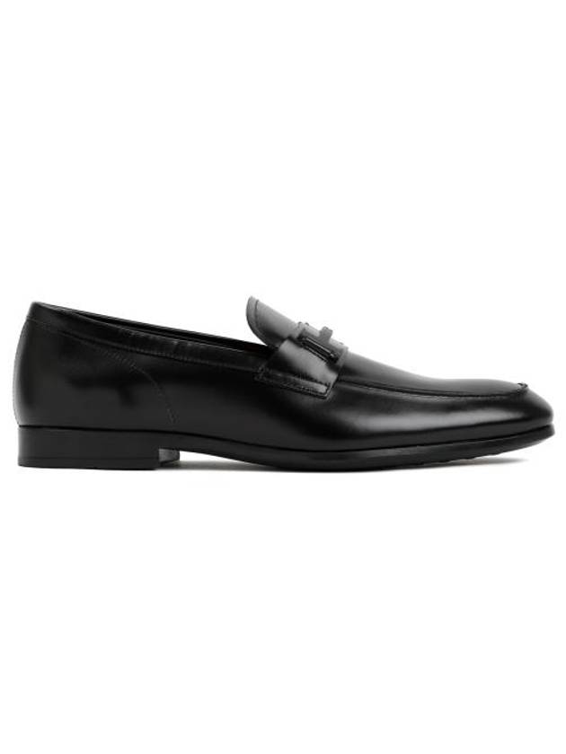 Double T Leather Loafers Black - TOD'S - BALAAN 3