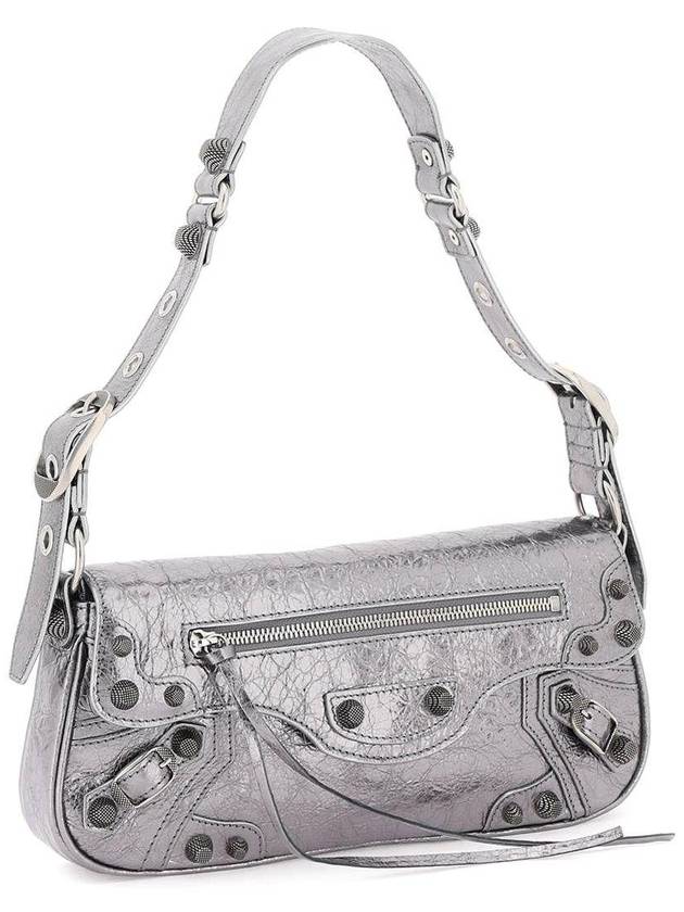 Le Cagole Metallic Small Shoulder Bag Silver - BALENCIAGA - BALAAN 4