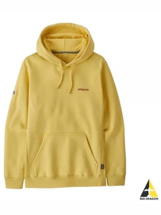 Fitz Roy Icon Uprisal Fleece Hoodie Milled Yellow - PATAGONIA - BALAAN 2