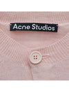 Face Patch Crop Cardigan Pink - ACNE STUDIOS - BALAAN 3