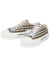 Vintage Check Cotton Sneakers Archive Beige - BURBERRY - BALAAN 3