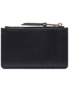 Matelasse Leather Envelope Card Wallet Black - MIU MIU - BALAAN 5