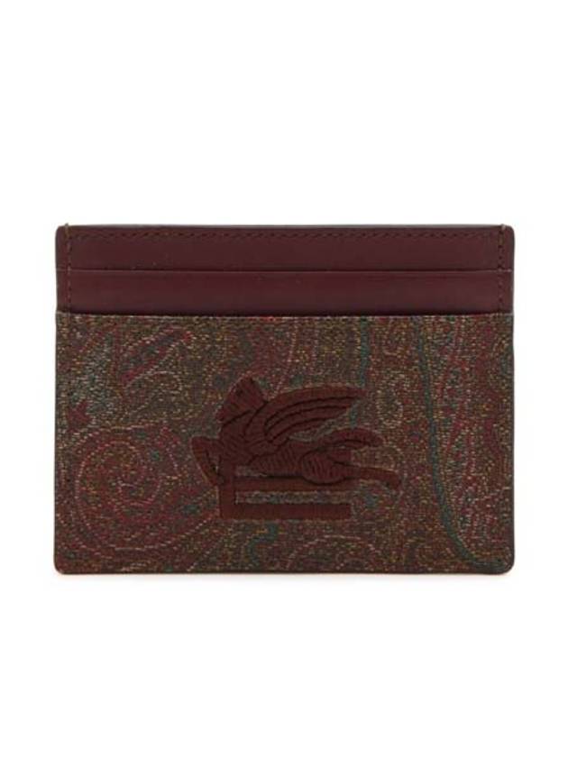 Paisley Card Wallet Brown - ETRO - BALAAN 2