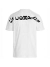 Horizontal Logo Crew Neck Short Sleeve T-Shirt White - CP COMPANY - BALAAN 1