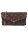 Women s M61276 Monogram Canvas Pochette Felicie Chain Crossbody Bag - LOUIS VUITTON - BALAAN 1