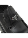 Monolith Brushed Leather Loafers Black - PRADA - BALAAN 9