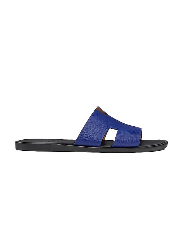 Izmir Calfskin Sandals Blue - HERMES - BALAAN 1