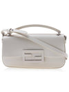 Baguette Phone Pouch Cross Bag White - FENDI - BALAAN 2