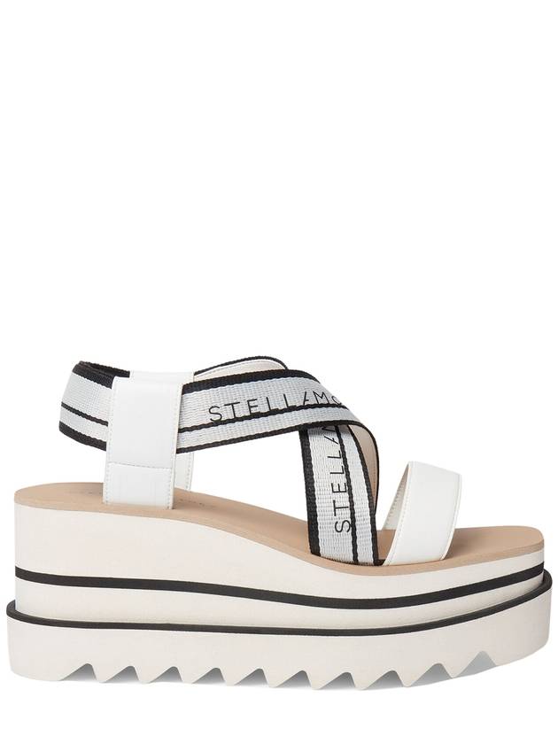 striped platform sandals white - STELLA MCCARTNEY - BALAAN 2