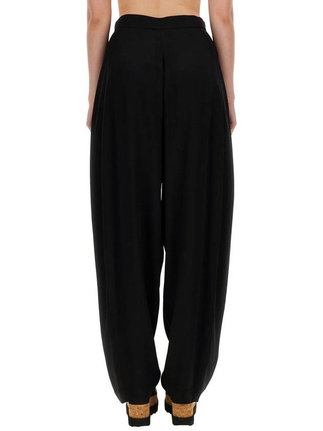 straight pants 640187 3BU3701000 BLACK - STELLA MCCARTNEY - BALAAN 4